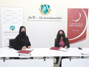 Dubai Entrepreneurship Academy And Zayed University Join Hands To Promote Entrepreneurial Creativity And Knowledge 