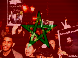 protest in Morocco