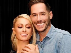 Hilton is engaged to 40-year-old Chris Reum.