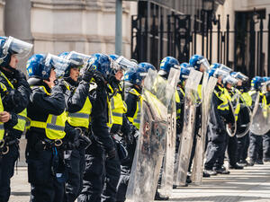  Black Lives Matter protest during lockdown coronavirus pandemic