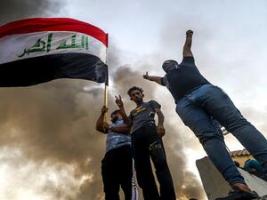 ممحتجون في العراق