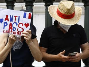 Anti-health pass protests continues in France
