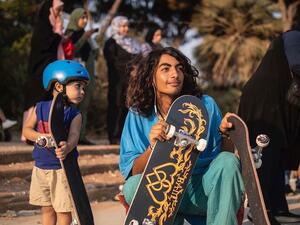 Snoubar skatepark, located in Horsh Beirut