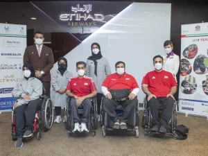 الاتحاد للطيران تنقل أعضاء اللجنة البارالمبية الإماراتية إلى طوكيو