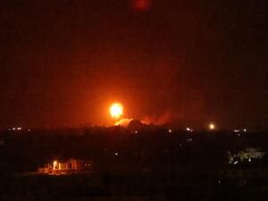 Israeli regime launched airstrikes