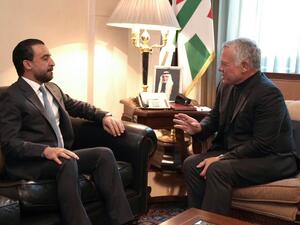 Iraqi Parliament Speaker meet Jordanian Prime Minister