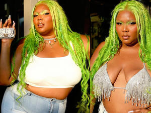 the 33-year-old artist was supported by her fans 