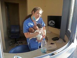 Pamela Zeinoun took care of 3 babies in a damaged hospital