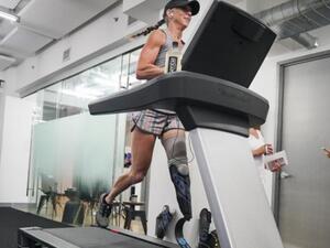 Woman runs 100 miles on treadmill in under 22 hours for Guinness world record