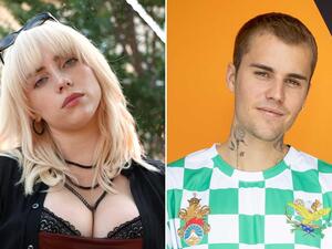 جاستين بيبر وبيلي ايليش 