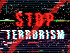 stop terrorism sign