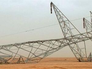 تفجير خط لنقل الطاقة
