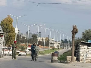 نقطة حراسة في حماة