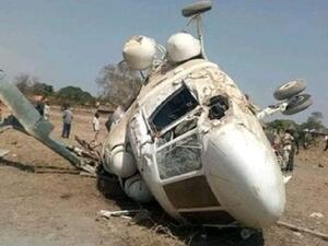 تحطم مروحية عسكرية جنوب الخرطوم