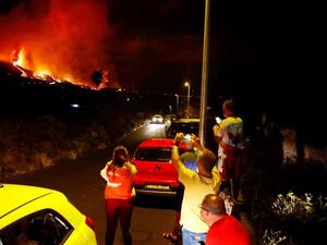 ثوران بركان في جزيرة لا بالما الإسبانية