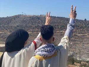 عمران ورغد.. شابان من نابلس عقدا قرانهما على جبل صبيح