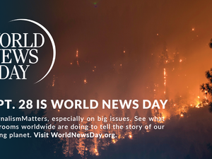 journalists in more than 450 newsrooms across six continents have joined in this year’s initiative. 