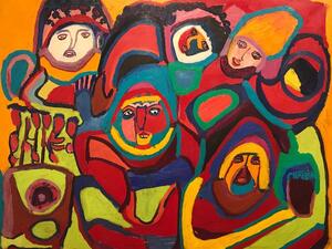 Moroccan art for Abdellah Karroum