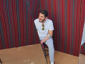 The Stand-up comedian Abz Ali