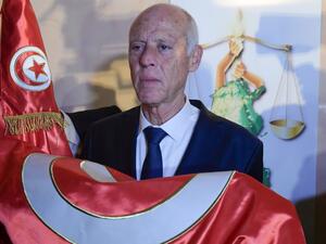 Tunisian president Kais Saied