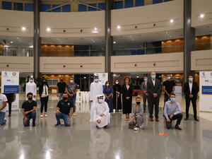 تحتفل جامعة السوربون أبوظبي باليوم الدراسي الأول للطلبة الجدد الملتحقين بالدبلوم التنفيذي في الإدارة الرياضية 