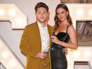 Niall Horan with his girlfriend Mia Woolley 