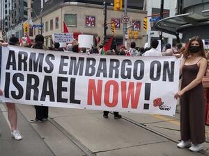 organizations issue call for arms embargo on Israel