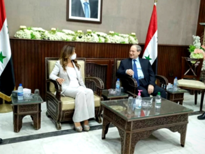 Zeina Akar and Faisal Mekdad