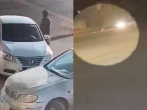  المركبة التي كان يقودها الجاني سرقها وهي في وضع التشغيل