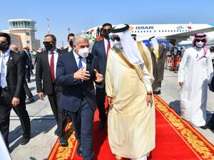 وزير الخارجية الاسرائيلي يائير لابيد