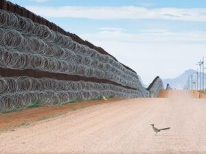 the BIRD PHOTOGRAPHER OF THE YEAR Alejandro Prieto, Mexico, (@alejandroprietophoto) with his image 'BLOCKED.'⁠
