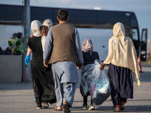 لاجئون أفغان في قطر