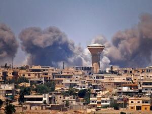 Daraa under bombardment