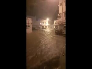 شوارع عمان تغرق.. والسلطات تدعو السكان لاعتلاء المنازل