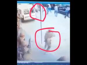 مشهد من فيديو اطلاق النار 