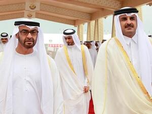 وزير خارجية قطر زار ابو ظبي