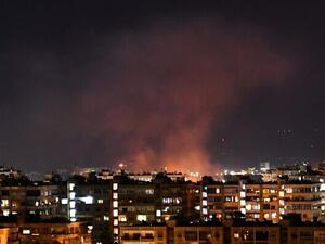 Israeli strikes over Damascus