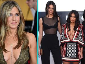 كيم كارداشيان وجينيفر انيستون