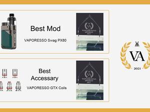 VAPORESSO Swag PX80 Named Best Mod at 2021 Vapouround Awards