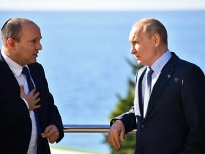 Russian president holds 1st meeting with Israeli premier