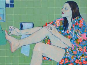 Sara Vanderbeek in Her Bath Closet by Hope Gangloff