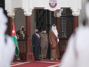 Jordan King met with Qatari Emir in Doha