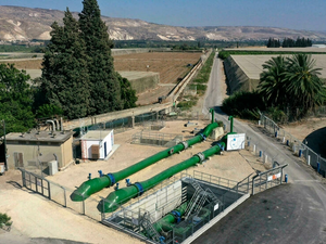 Israel supplies water to Jordan 