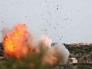 انفجار في مستودع ذخيرة