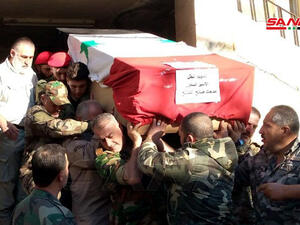 تشييع جثمان الشهيد مدحت الصالح