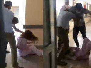 الاعتداء على ممرضة 