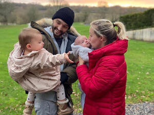 Tom shares daughter Aurelia, two, and son Bodhi, 11 months, with wife Kelsey