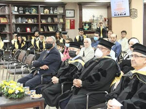 تخريج أفواج المئوية من طلبة الماجستير في كلية "أبوغزاله الجامعية للابتكار"