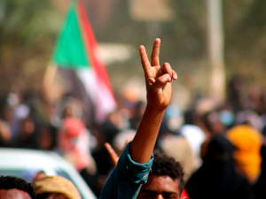 protest in Sudan