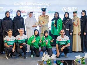 شرطة دبي تتصدر احتفالية "دورة الشيخة هند للألعاب الرياضية للسيدات" 